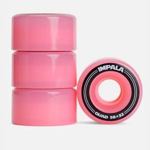 Rollerskate Wheels - IMPALA- 8 pack- Pink
